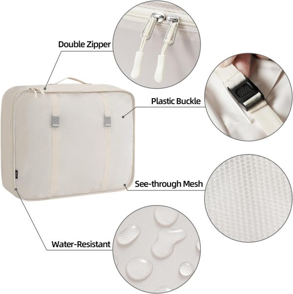 10 Set Packing Cubes Various Sizes Packing Organizer for Travel Accessories Luggage Carry On Suitcase - Image 5